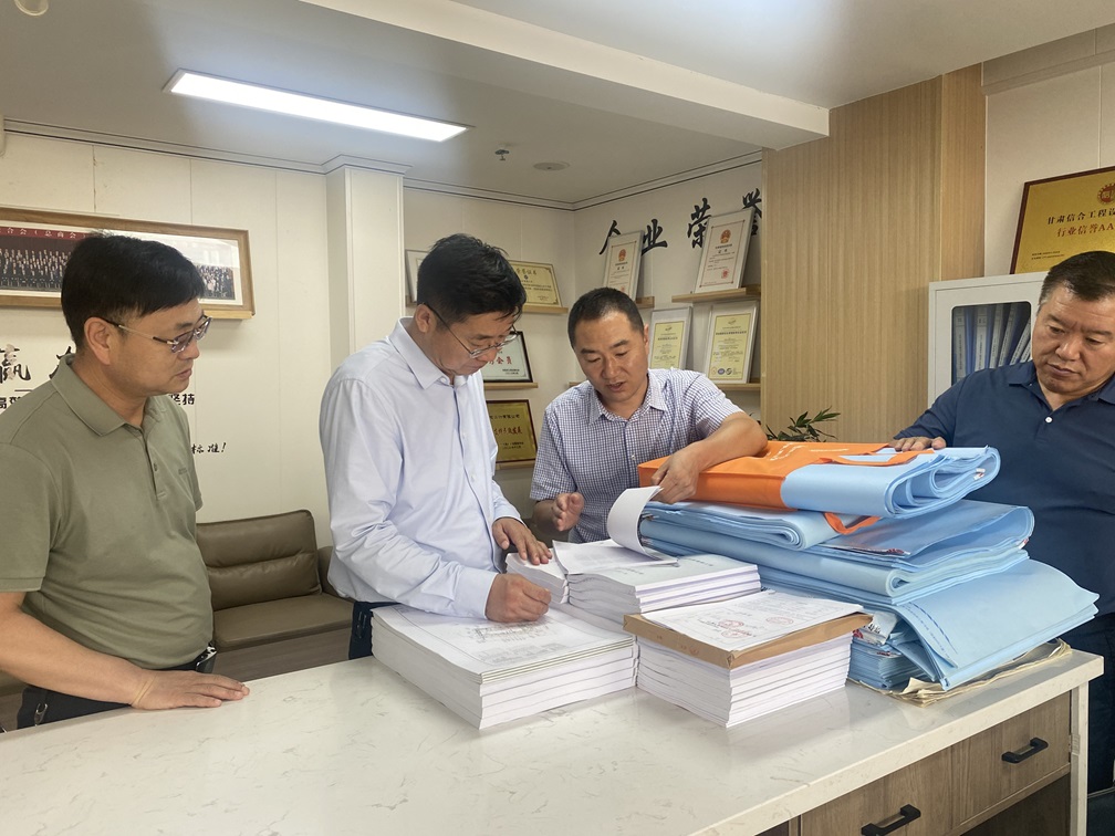 慶陽市委常委、統戰部部長張希岳調研甘肅信合工程設計有限公司：精準把脈助發展 精準服務促跨越